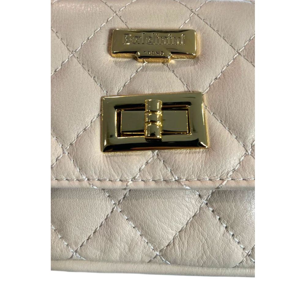 Baldinini Trend - Beige Leather Women Bag