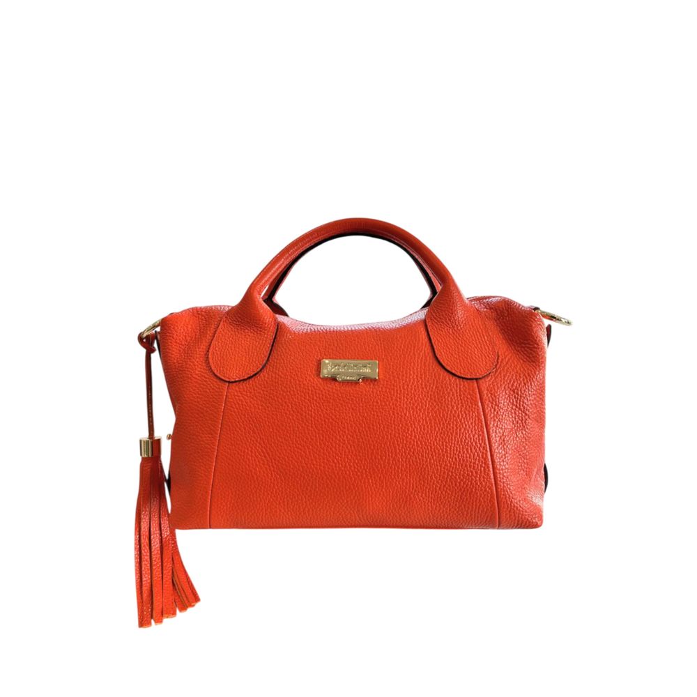 Baldinini Trend - Orange Leather Women Handbag
