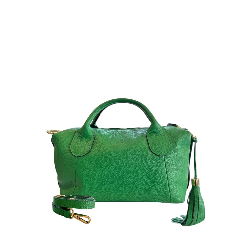Baldinini Trend - Green Leather Women Handbag