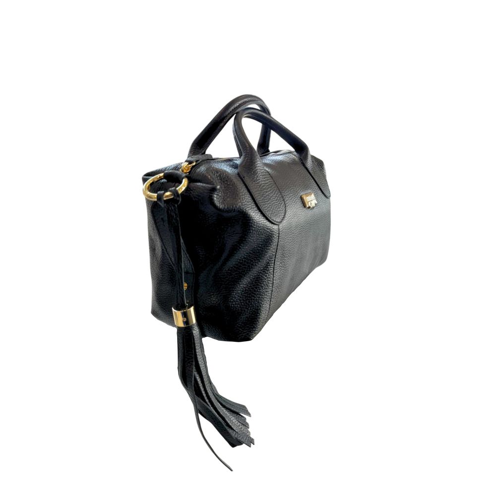 Baldinini Trend - Black Leather Women Handbag