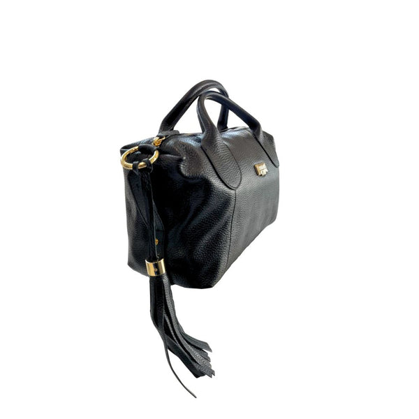 Baldinini Trend - Black Leather Women Handbag