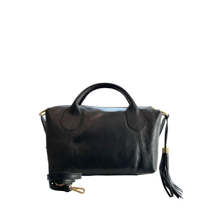 Baldinini Trend - Black Leather Women Handbag