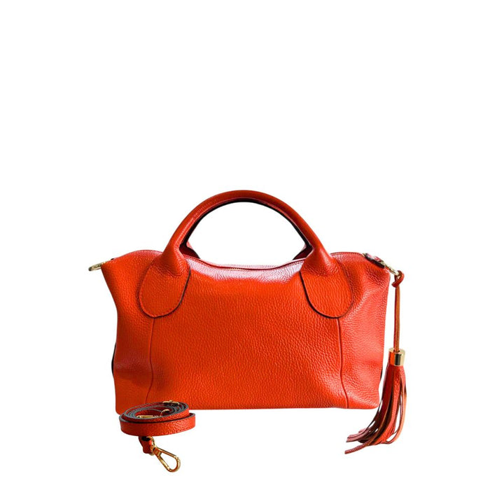 Baldinini Trend - Orange Leather Women Handbag