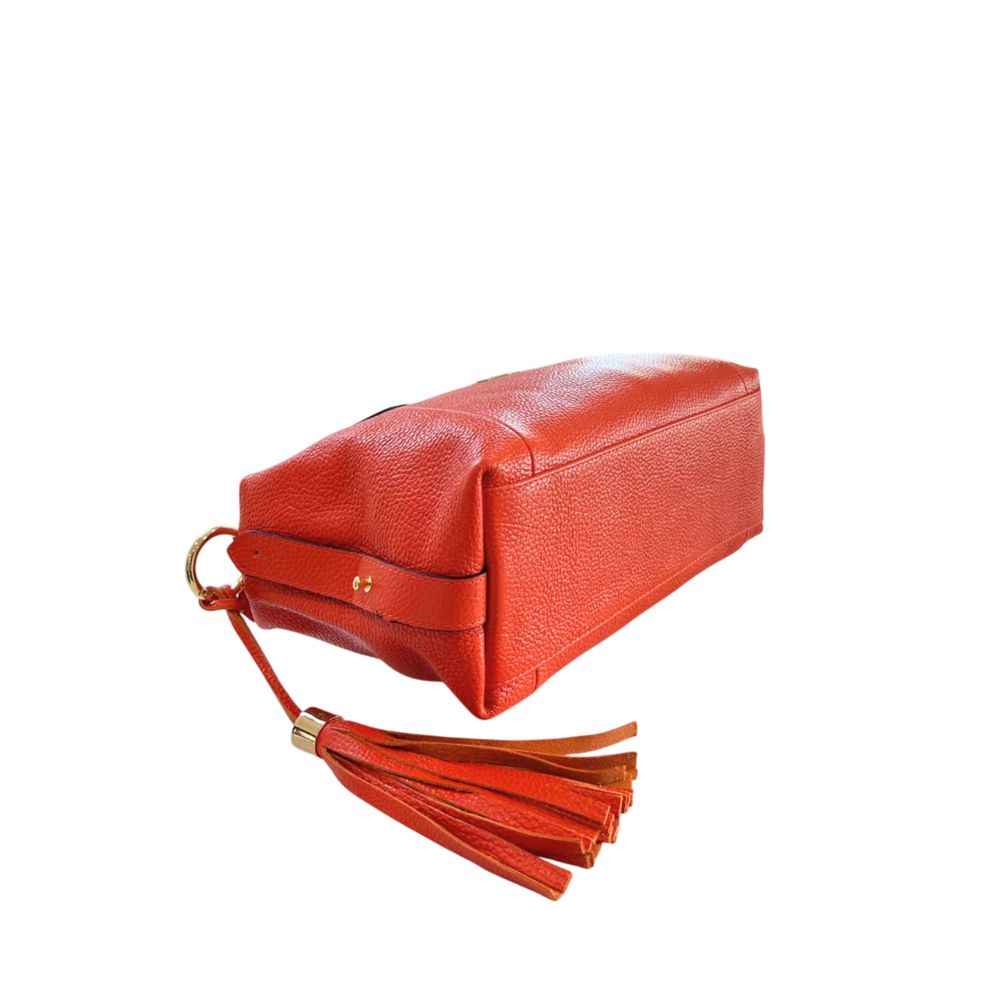 Baldinini Trend - Orange Leather Women Handbag