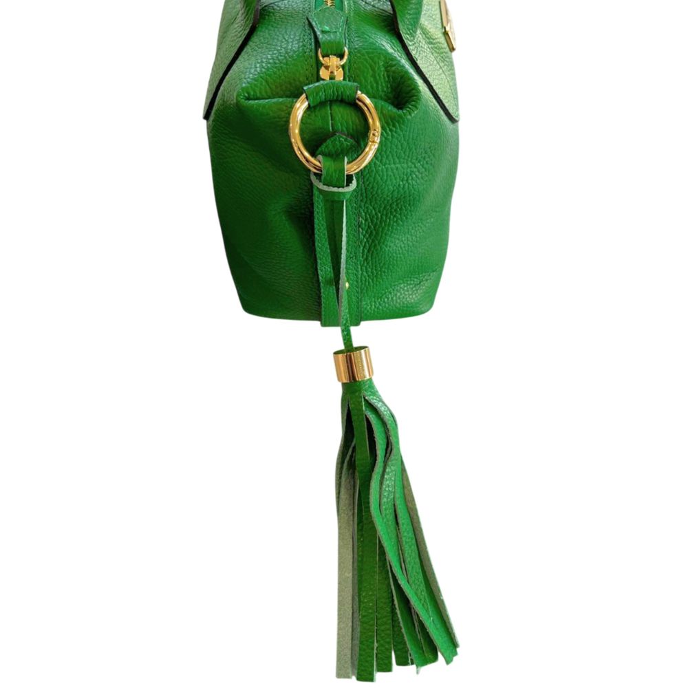 Baldinini Trend - Green Leather Women Handbag