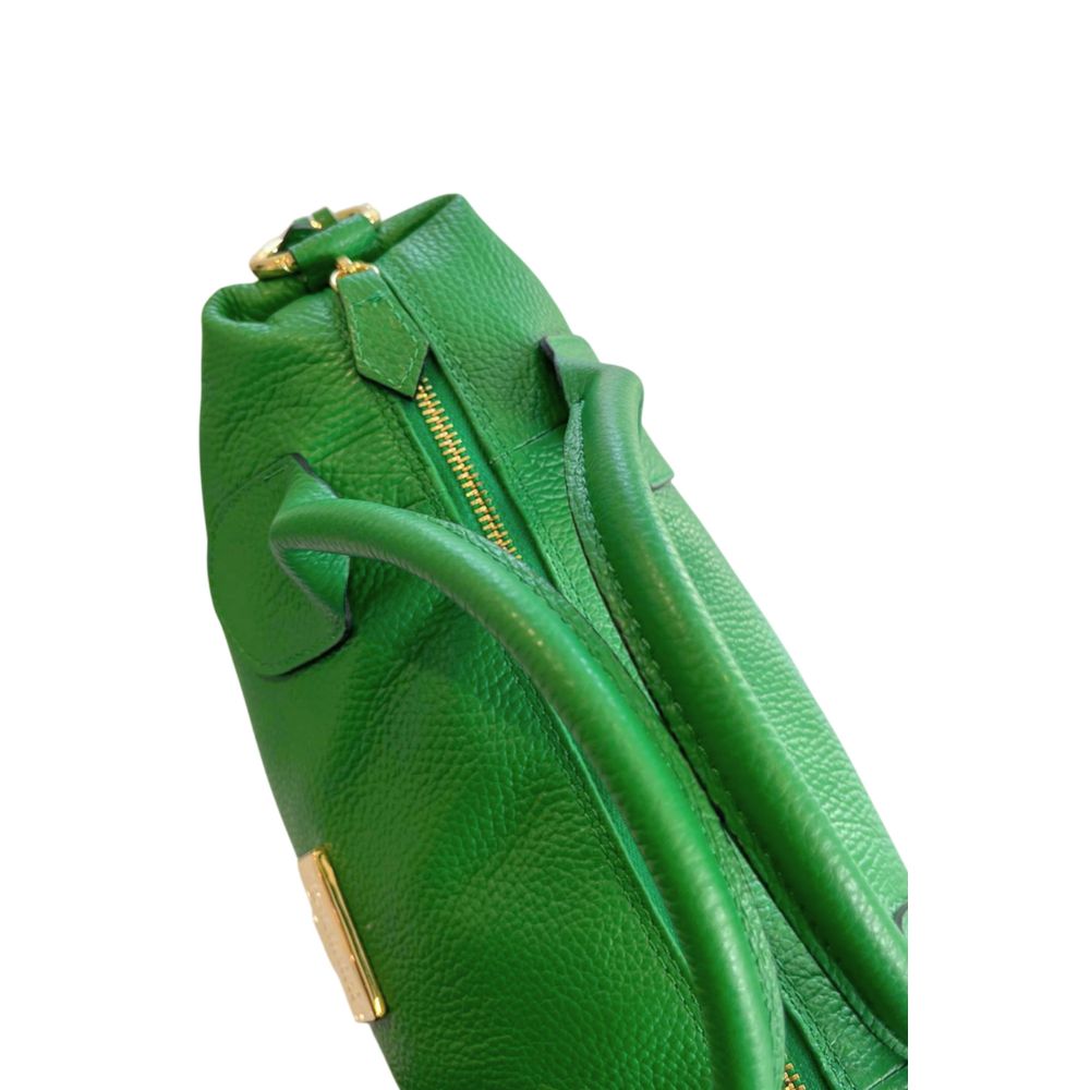 Baldinini Trend - Green Leather Women Handbag