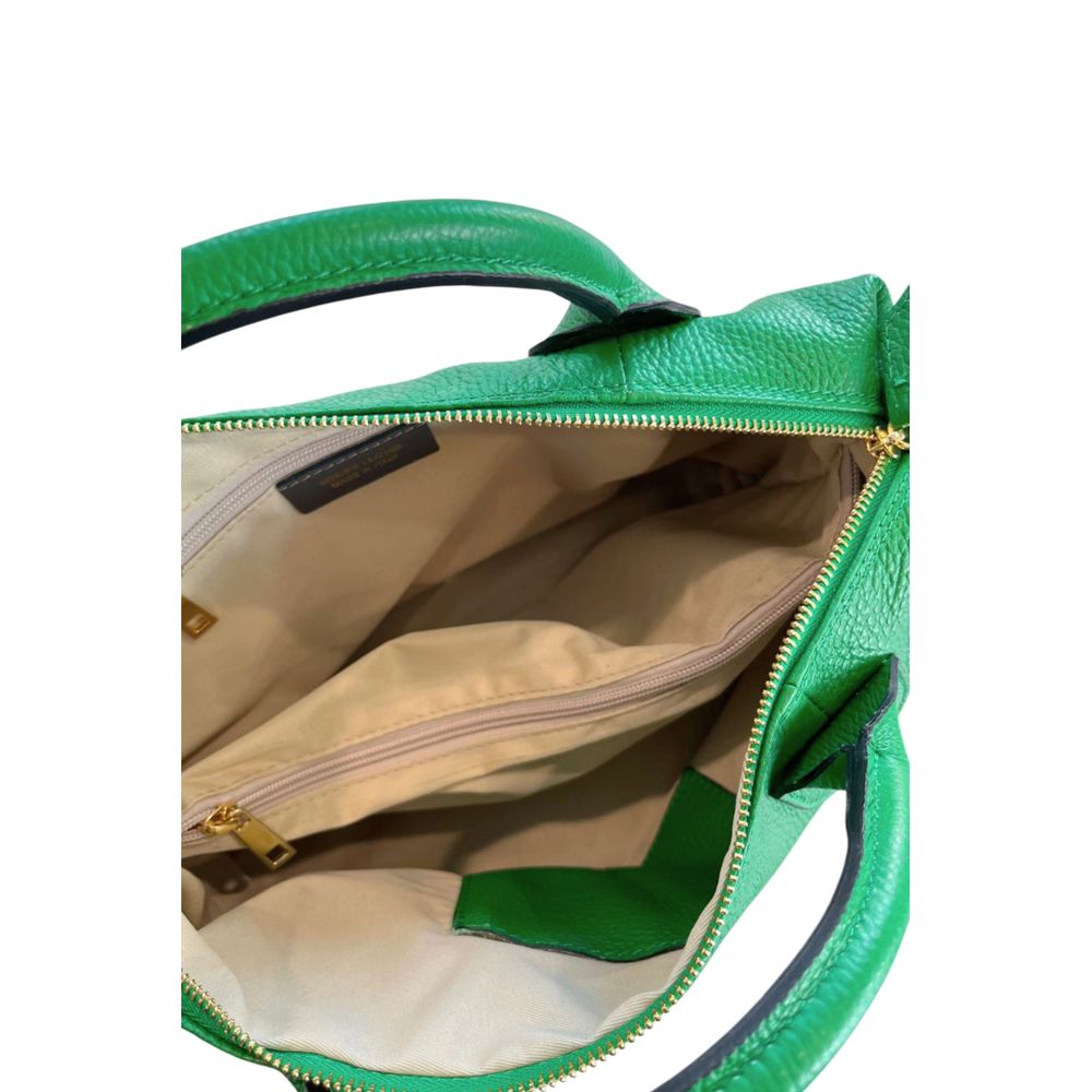 Baldinini Trend - Green Leather Women Handbag