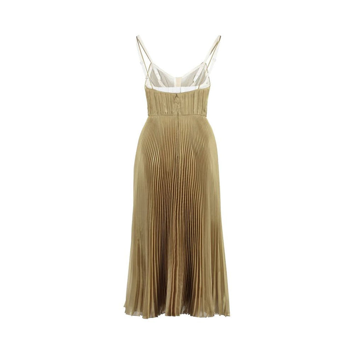 Prada Gold Polyester Cocktail Dress