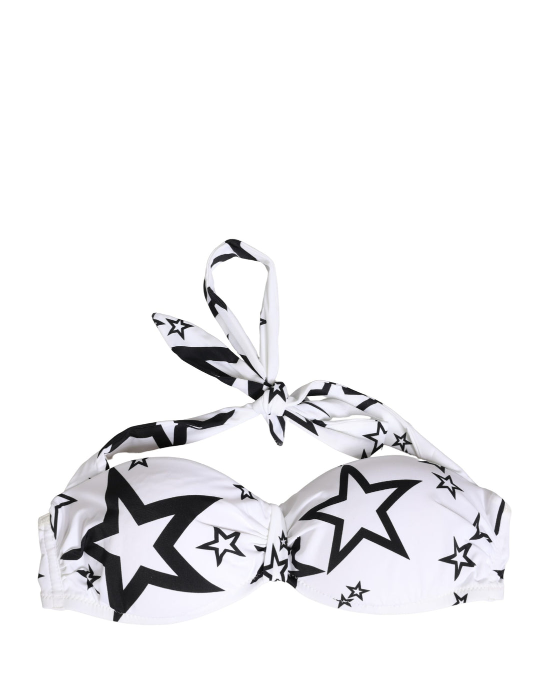 Dolce &amp; Gabbana White Millennials Star Padded Bandeau Underwear