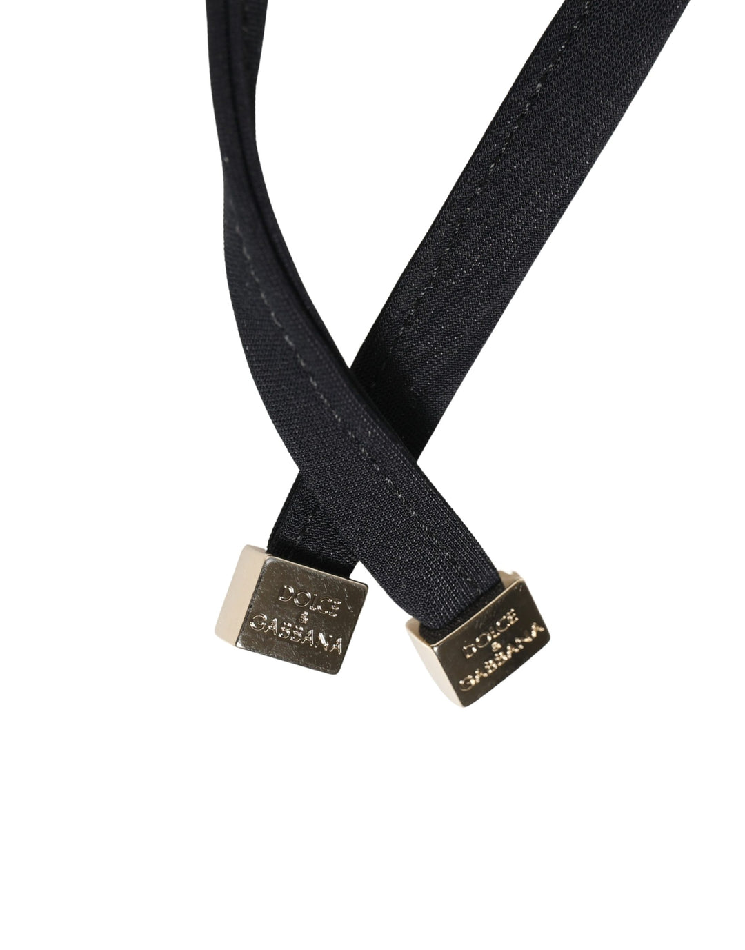 Dolce &amp; Gabbana Black Tie-Side Bikini Bottom Swimsuit Swimwear