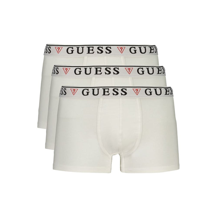 Guess Jeans White Cotton Men&