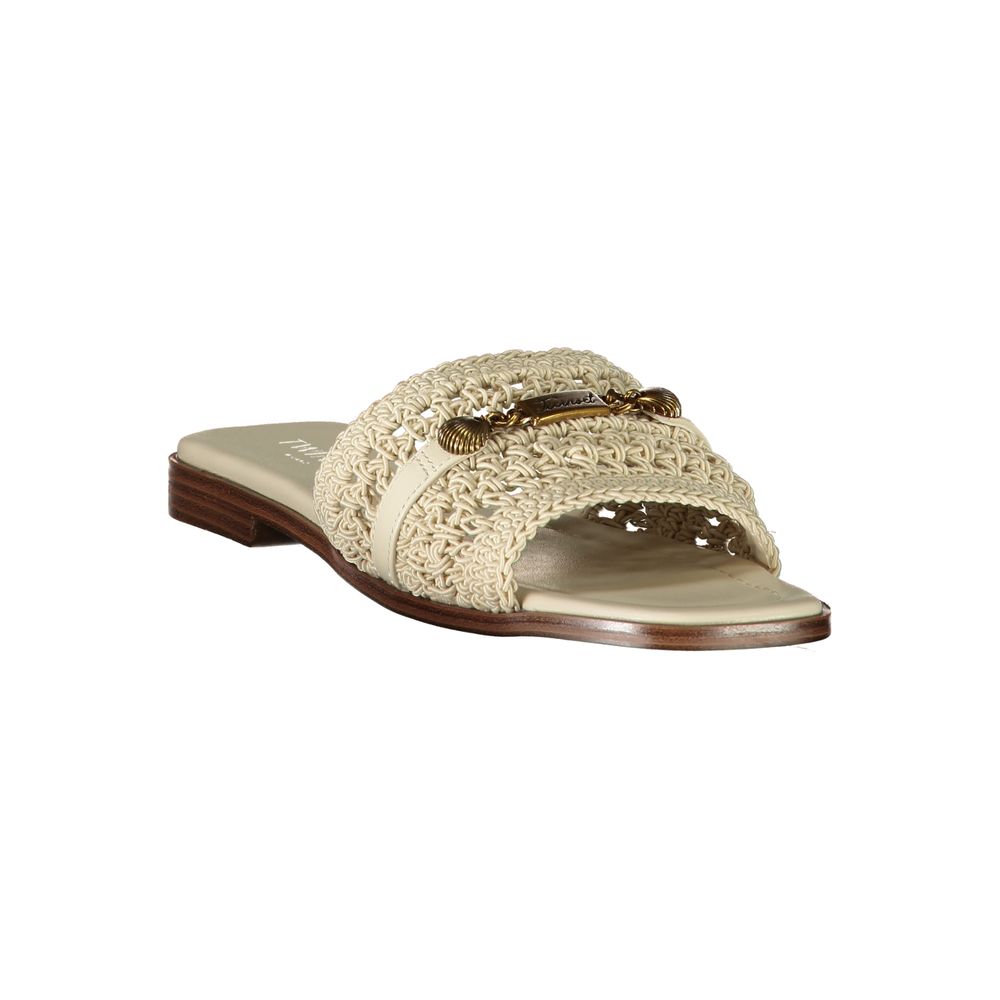 Twinset Beige Leather Women&