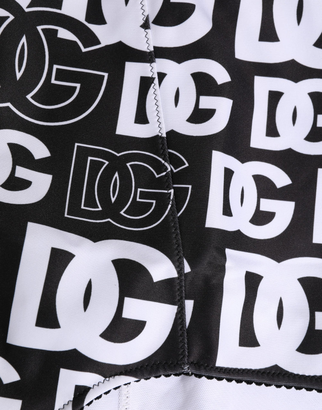 Dolce &amp; Gabbana Black White DG Logo Waistband Girdle Underwear