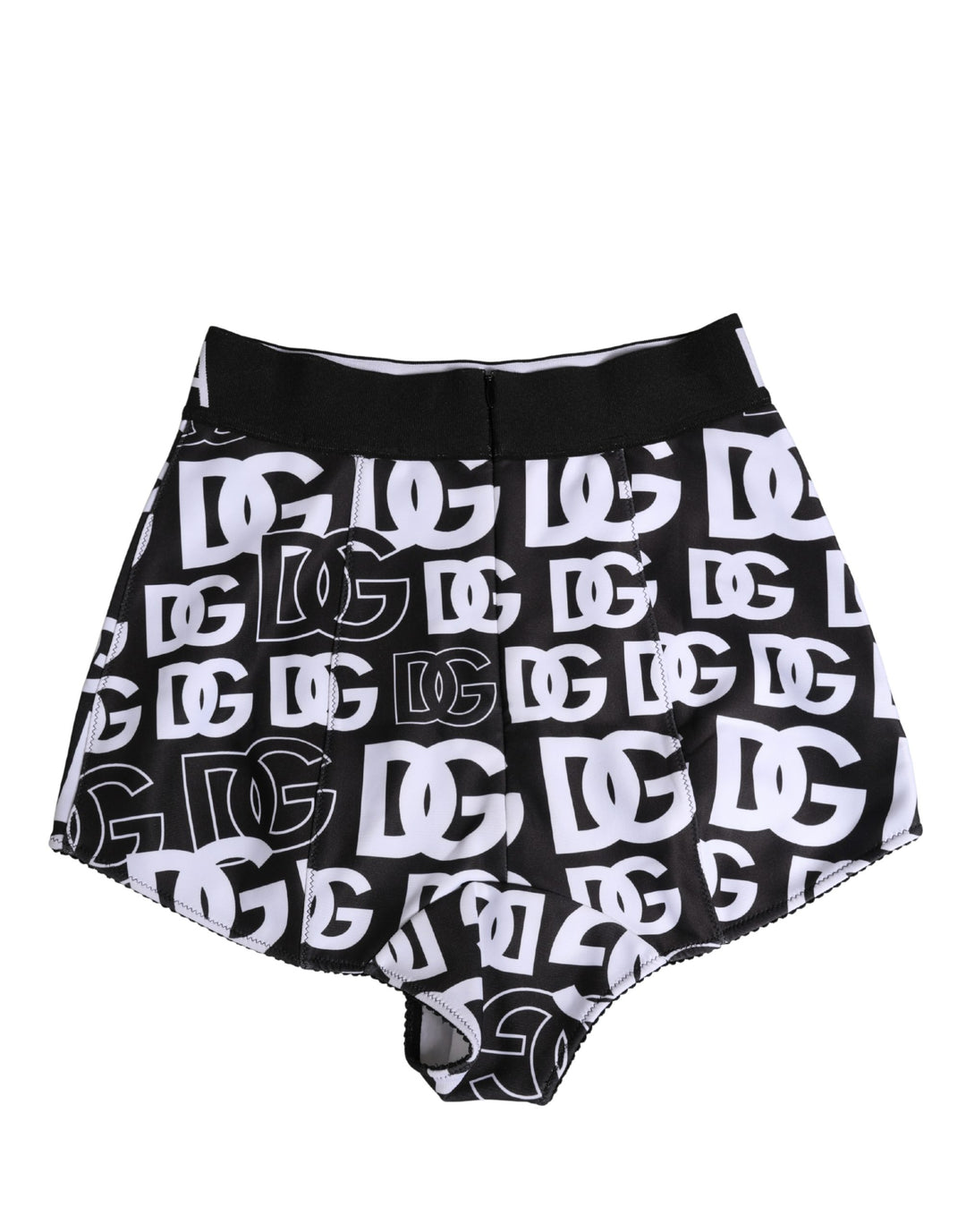 Dolce &amp; Gabbana Black White DG Logo Waistband Girdle Underwear