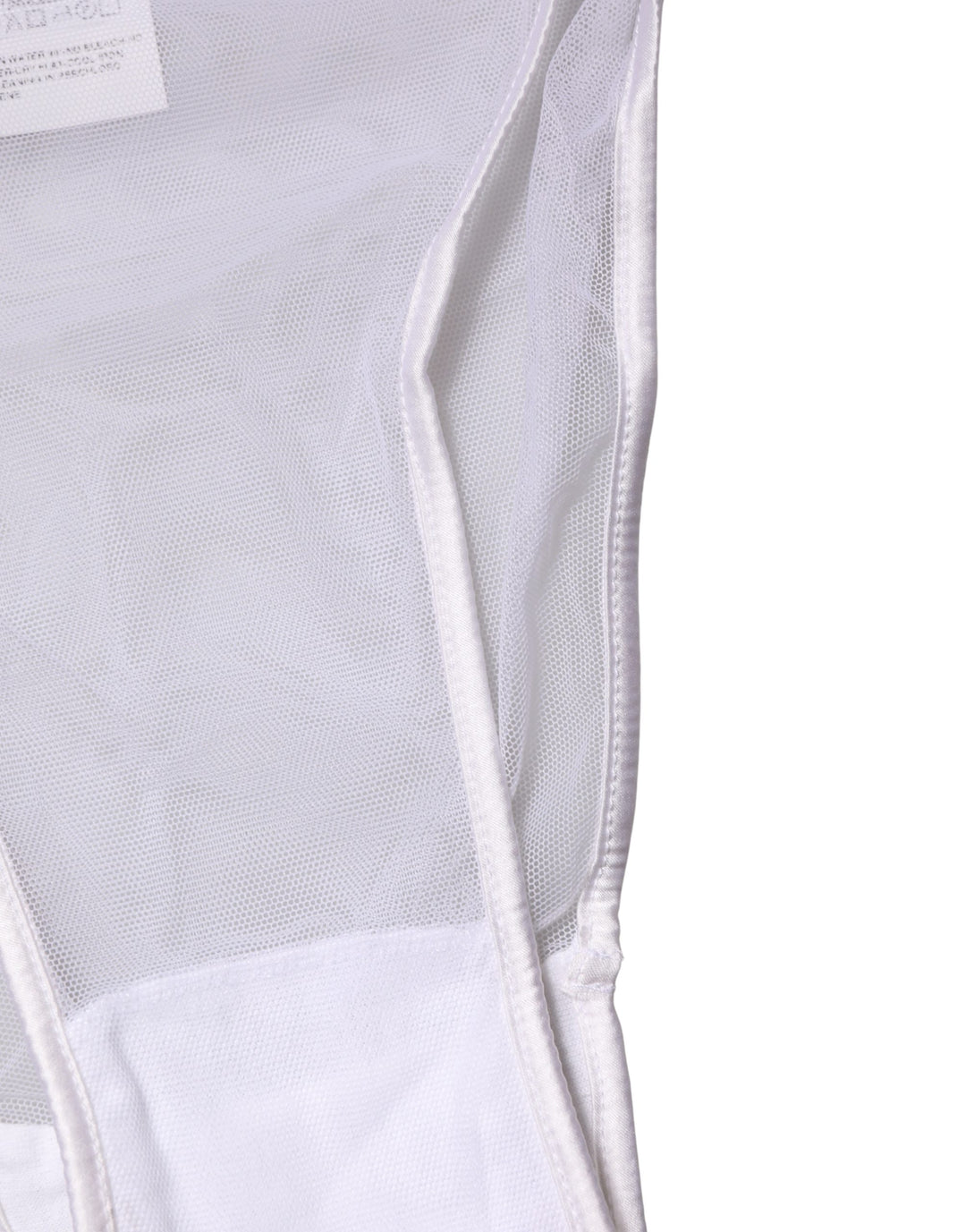 Dolce &amp; Gabbana White Sheer Silk Stretch High Brief Underwear