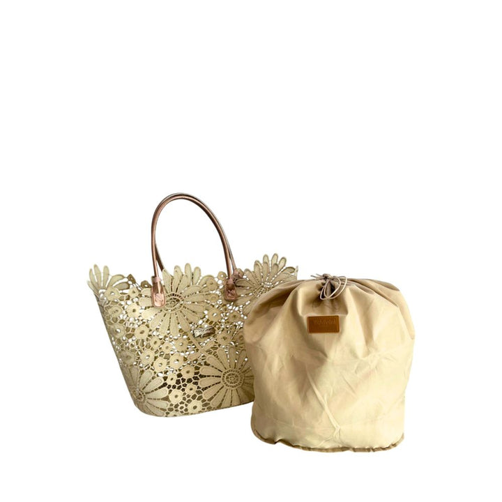 Baldinini Trend - Beige PU Women Handbag