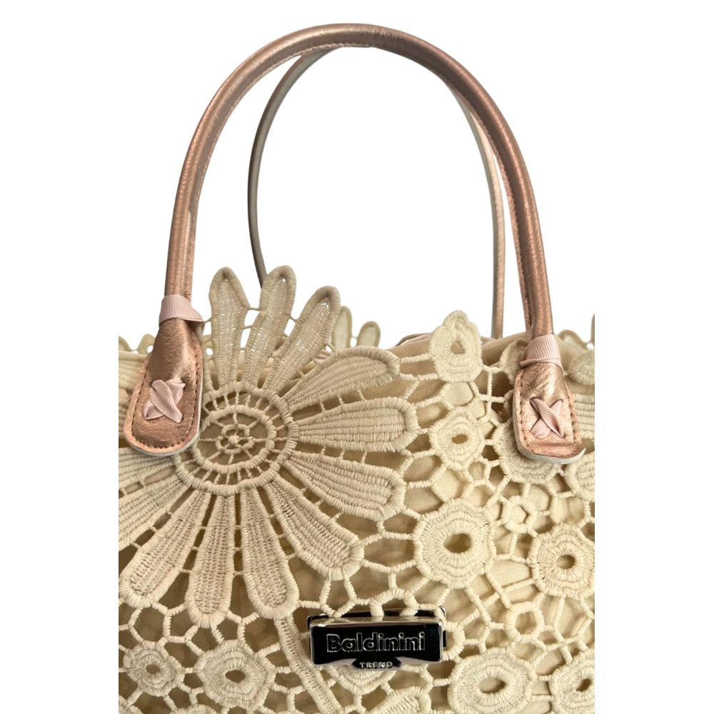 Baldinini Trend - Beige PU Women Handbag