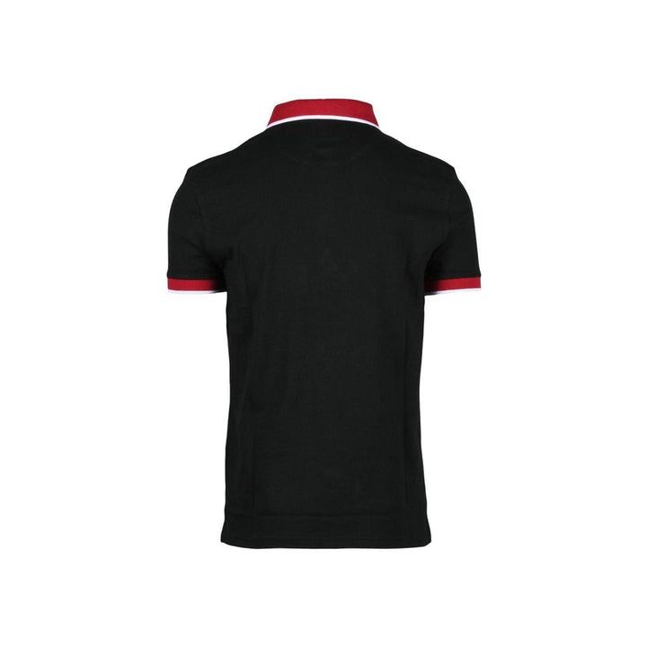 North Sails Black Cotton Polo Shirt