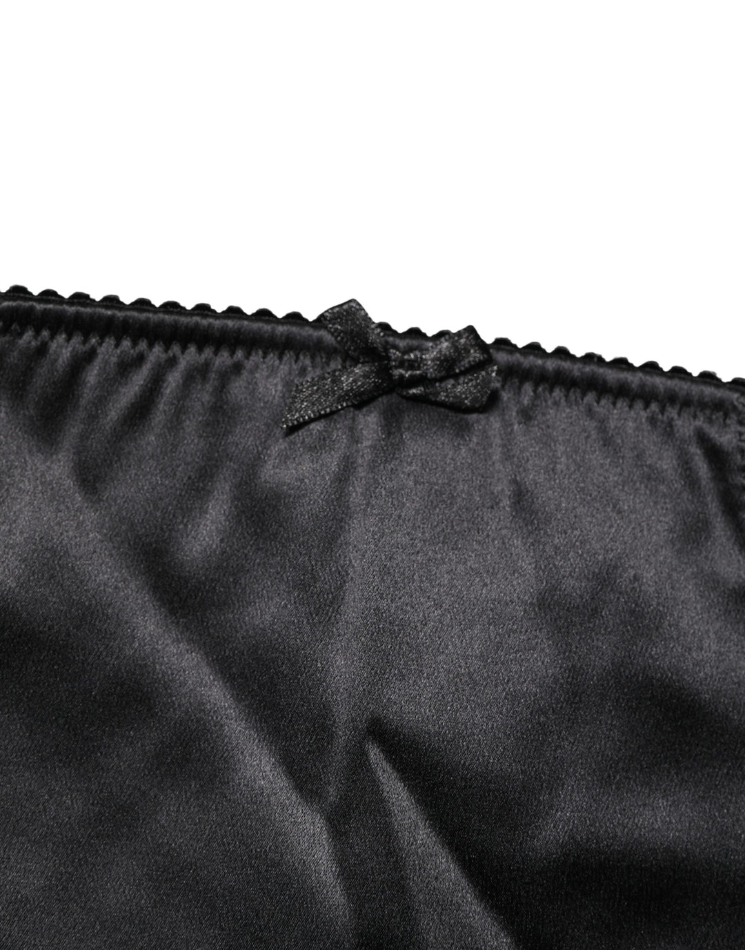Dolce &amp; Gabbana Black Silk Blend High Waist Girdle Panty Underwear