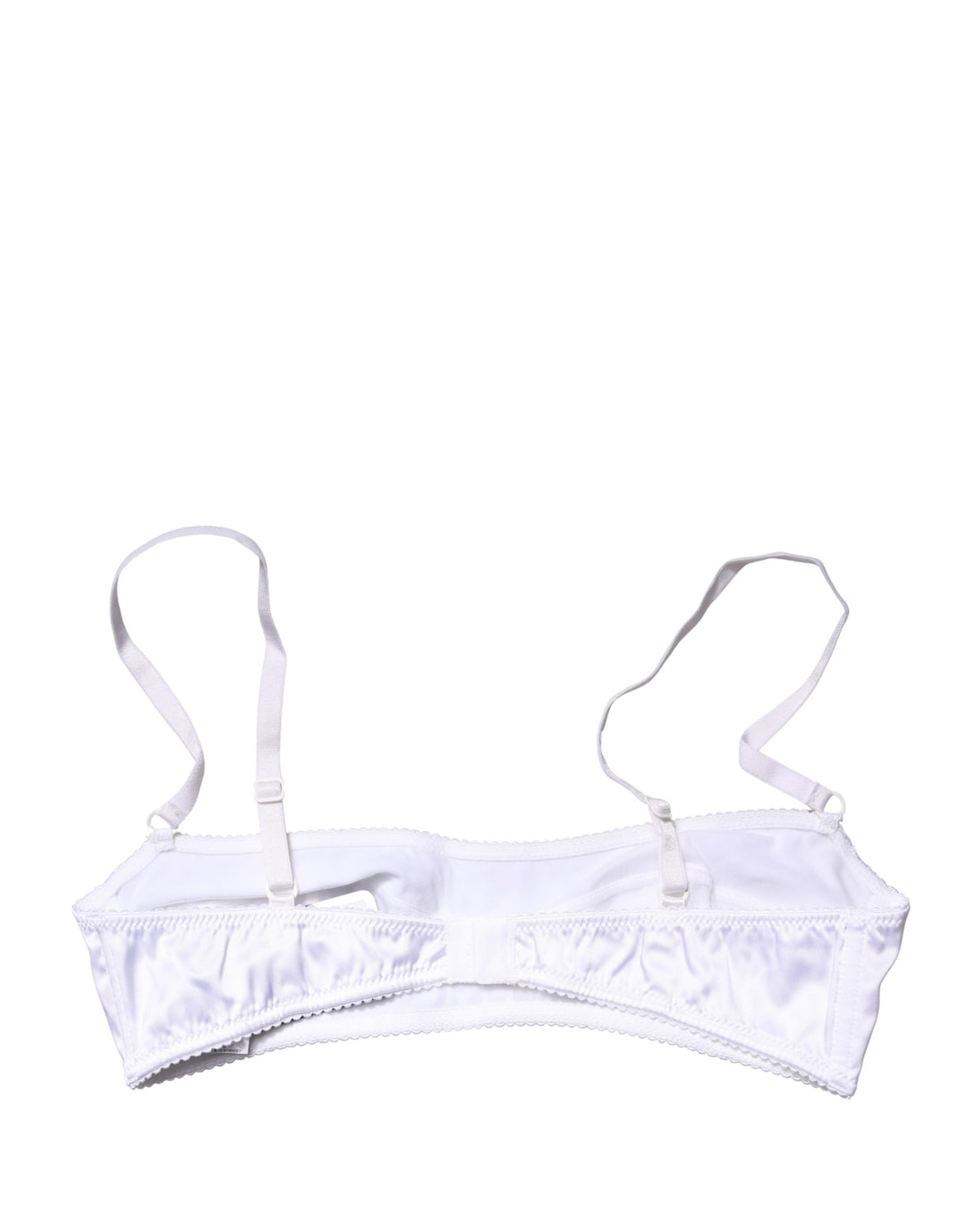Dolce &amp; Gabbana White Semi-Pad Underwire Balconette Bra Underwear