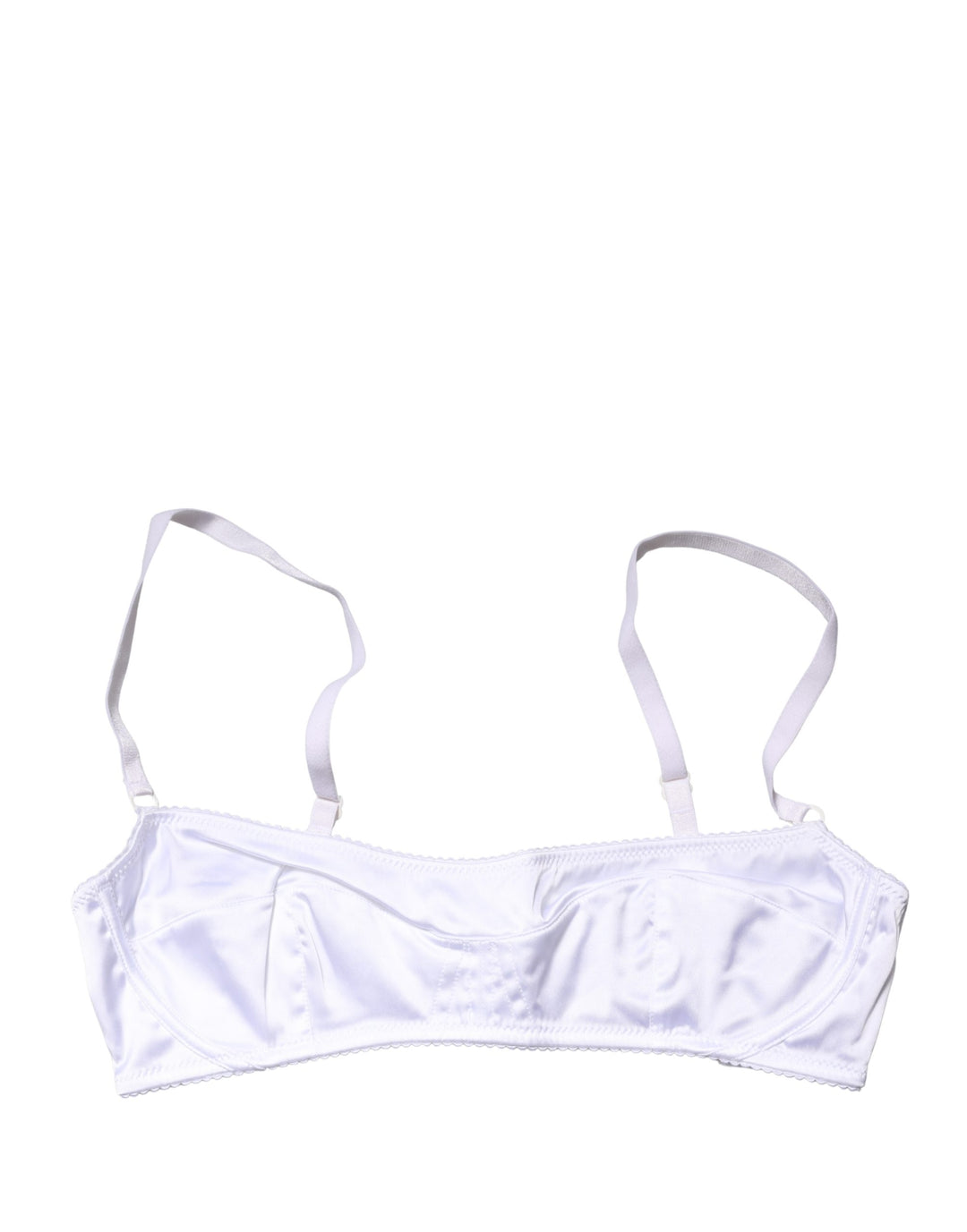 Dolce &amp; Gabbana White Semi-Pad Underwire Balconette Bra Underwear