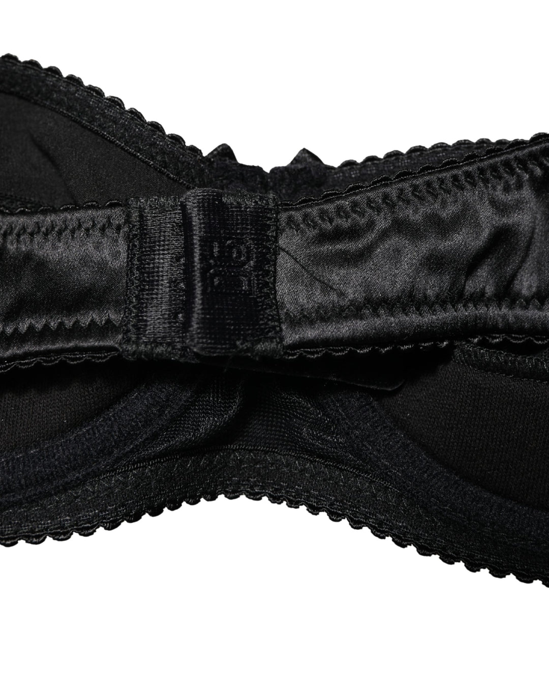 Dolce &amp; Gabbana Black Semi-Pad Underwire Balconette Bra Underwear
