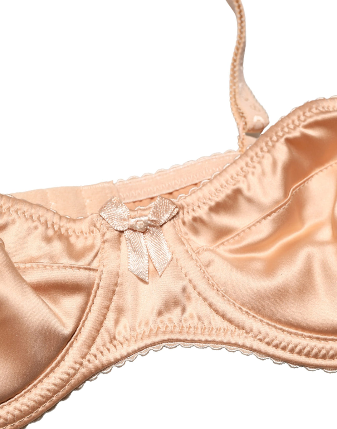 Dolce &amp; Gabbana Beige Semi-Pad Underwire Balconette Bra Underwear