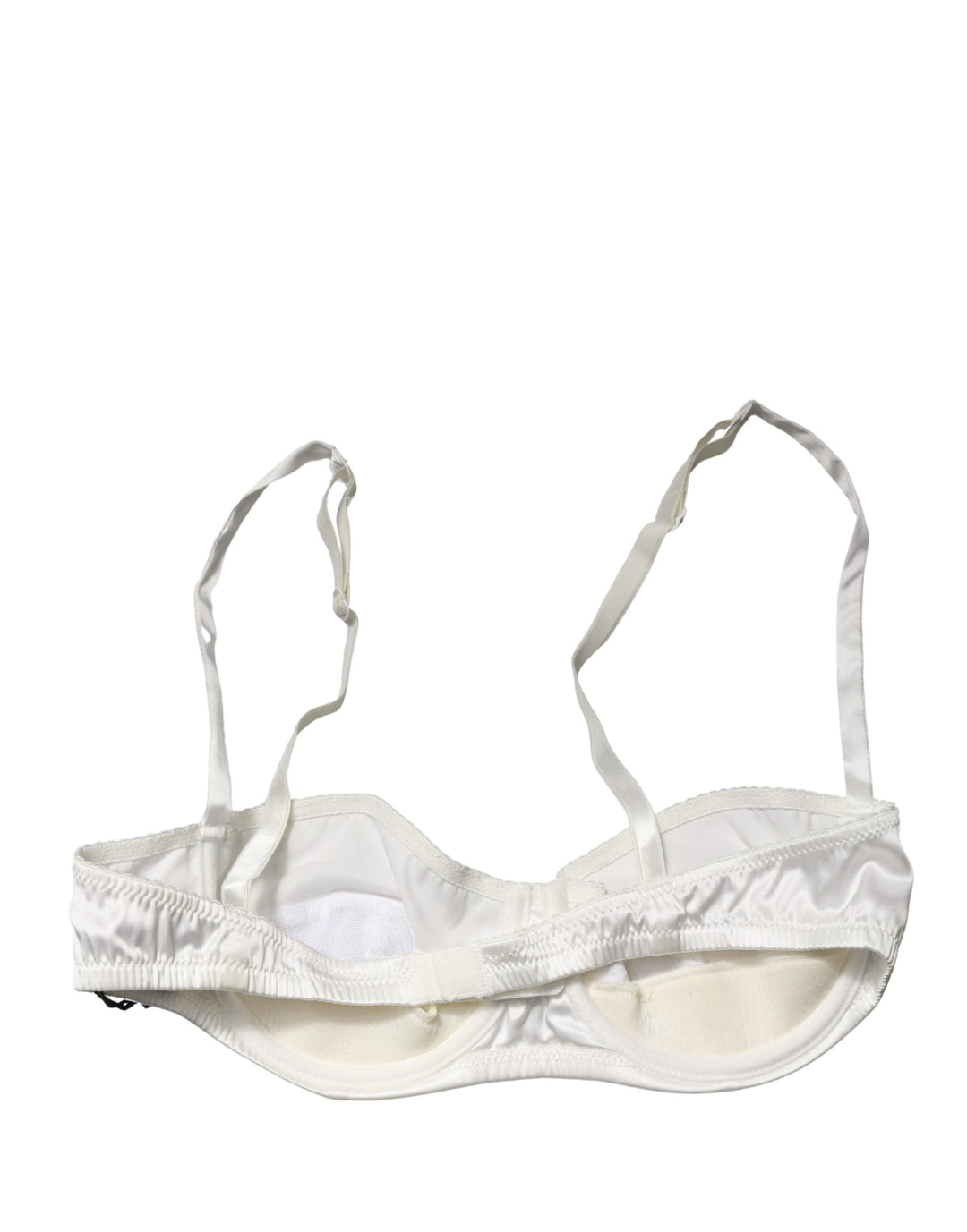 Dolce &amp; Gabbana White Semi-Pad Underwire Balconette Underwear