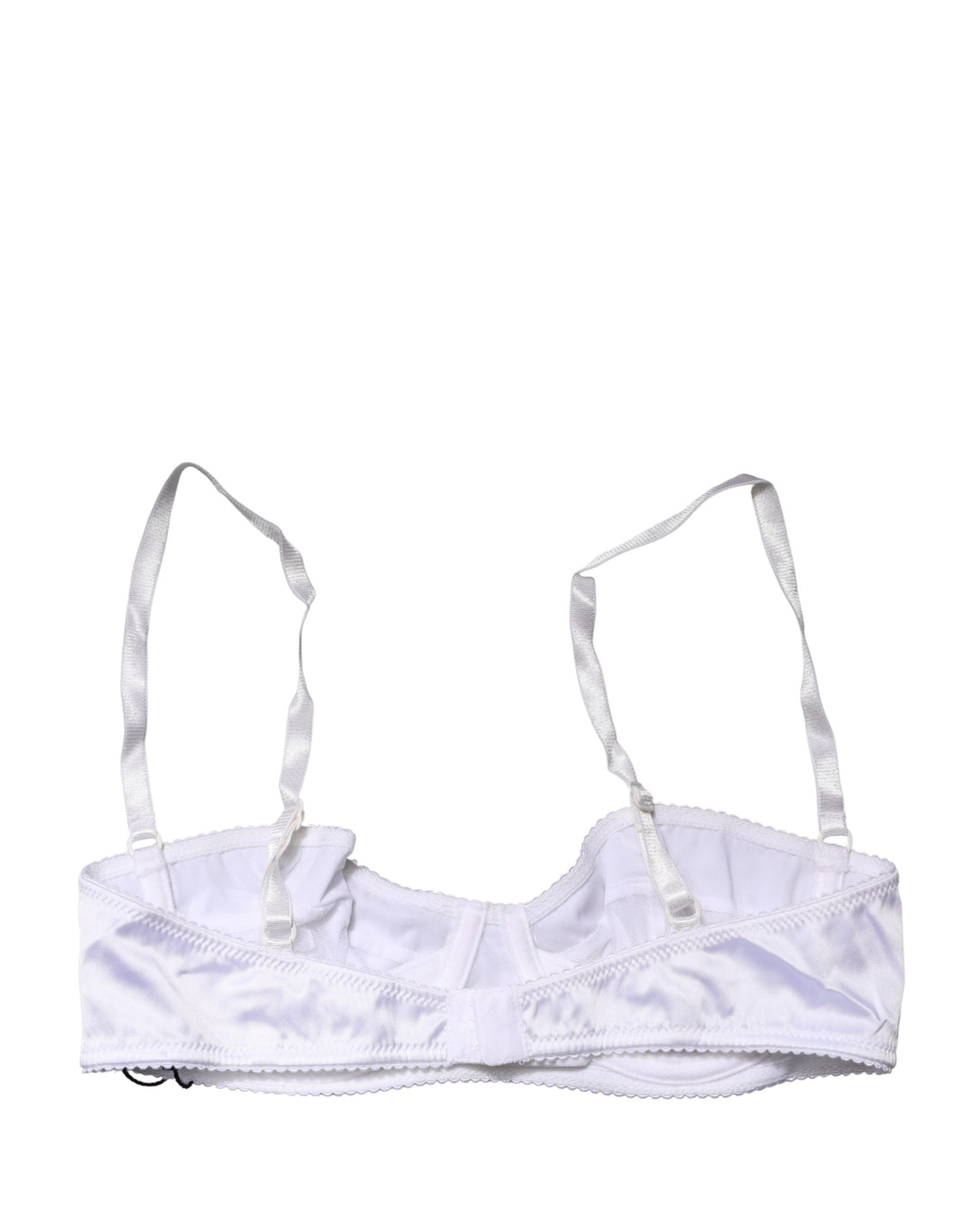 Dolce &amp; Gabbana White Semi-Pad Underwire Balconette Bra Underwear