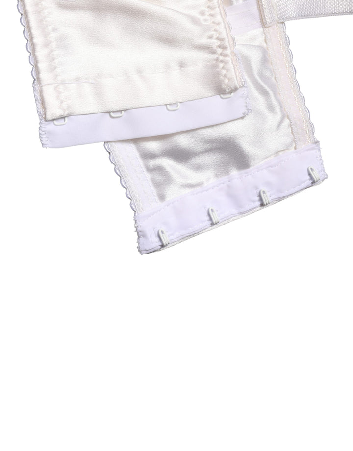 Dolce &amp; Gabbana White Semi-Pad Underwire Balconette Bra Underwear