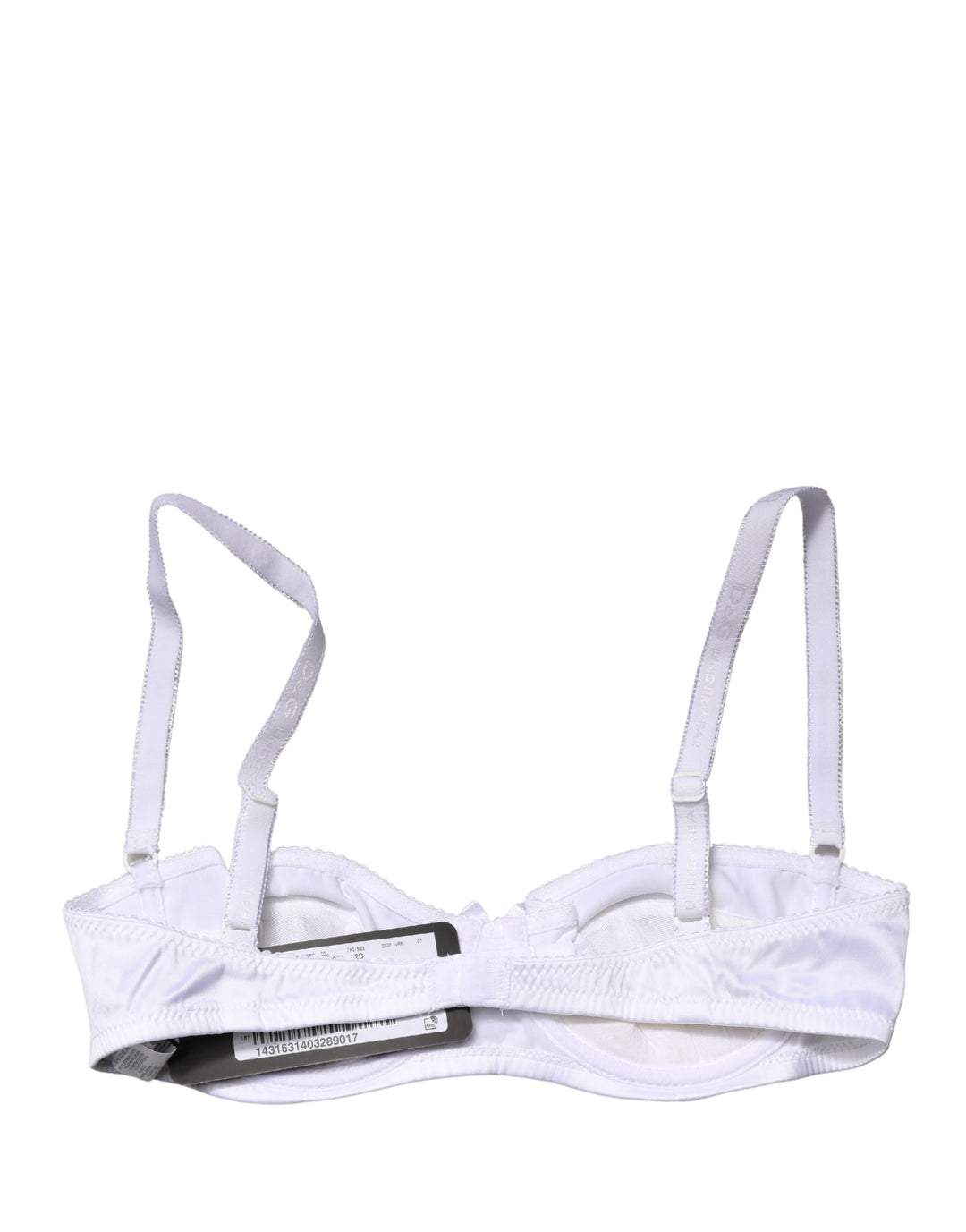Dolce &amp; Gabbana White Semi-Pad Underwire Balconette Bra Underwear