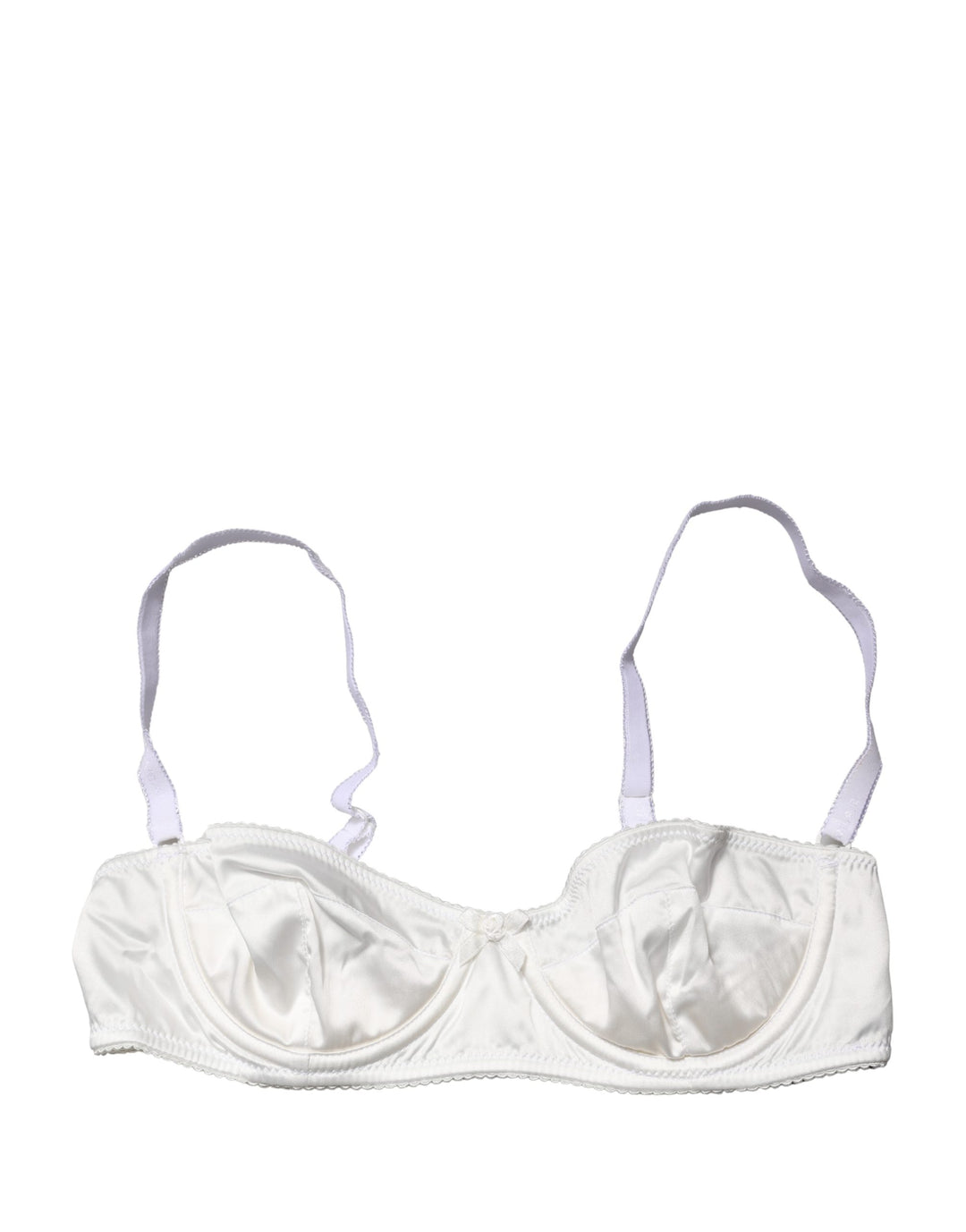 Dolce &amp; Gabbana White Semi-Pad Underwire Balconette Bra Underwear