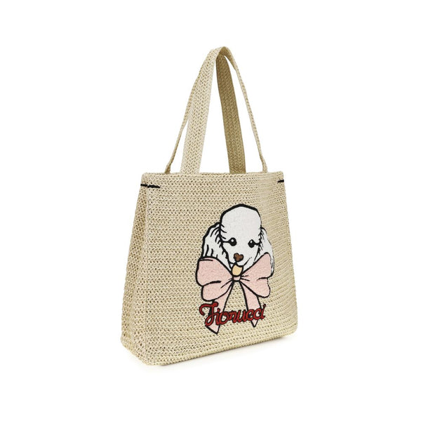 Fiorucci - Beige Paper Shoulder Bag