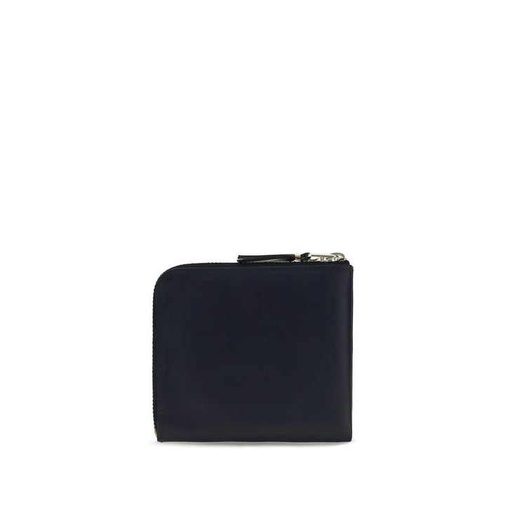 Comme Des Garçons Blue Calf Leather Bos Taurus Wallet