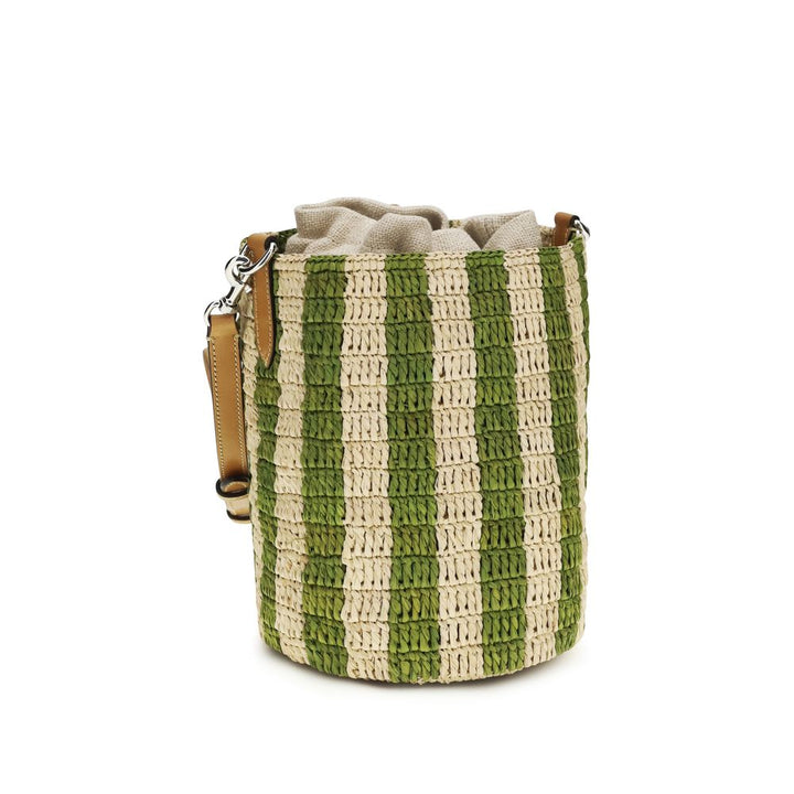 Valentino Garavani - Bicolor Raffia Backet Bag