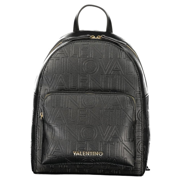 Mario Valentino - Black Polyurethane Women’s Backpack