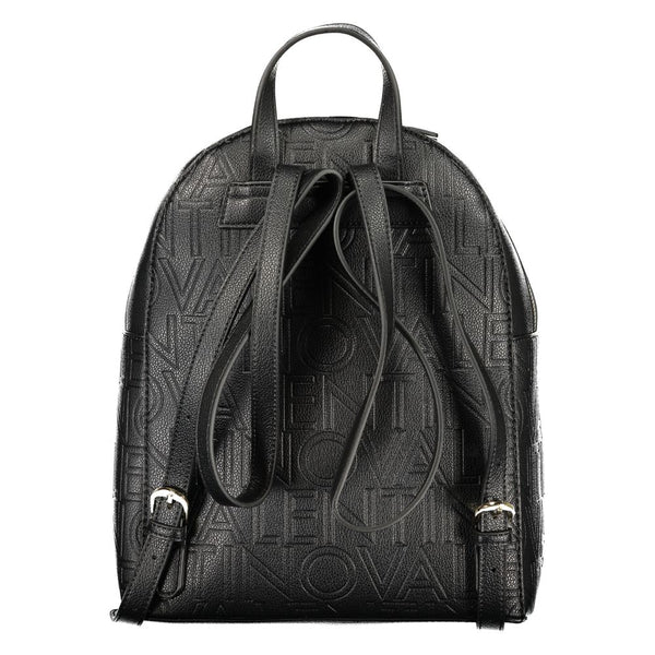 Mario Valentino - Black Polyurethane Women’s Backpack