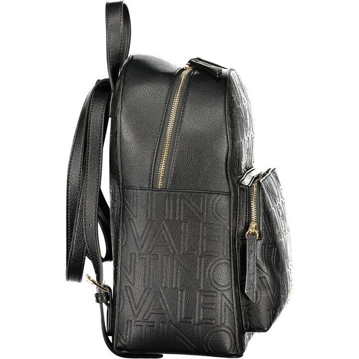 Mario Valentino - Black Polyurethane Women’s Backpack