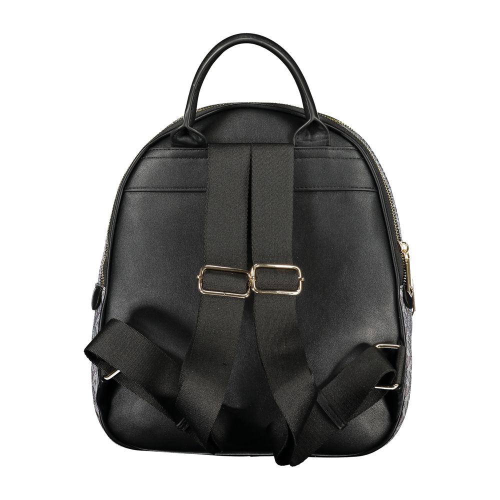 Mario Valentino - Black Polyurethane Women’s Backpack