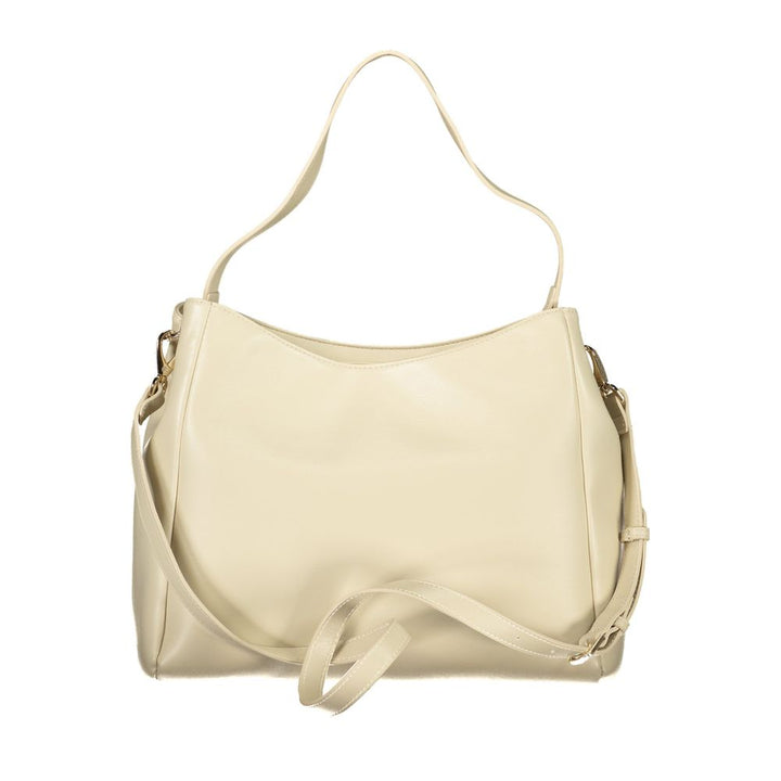 Mario Valentino - Beige Polyurethane Women’s Bag