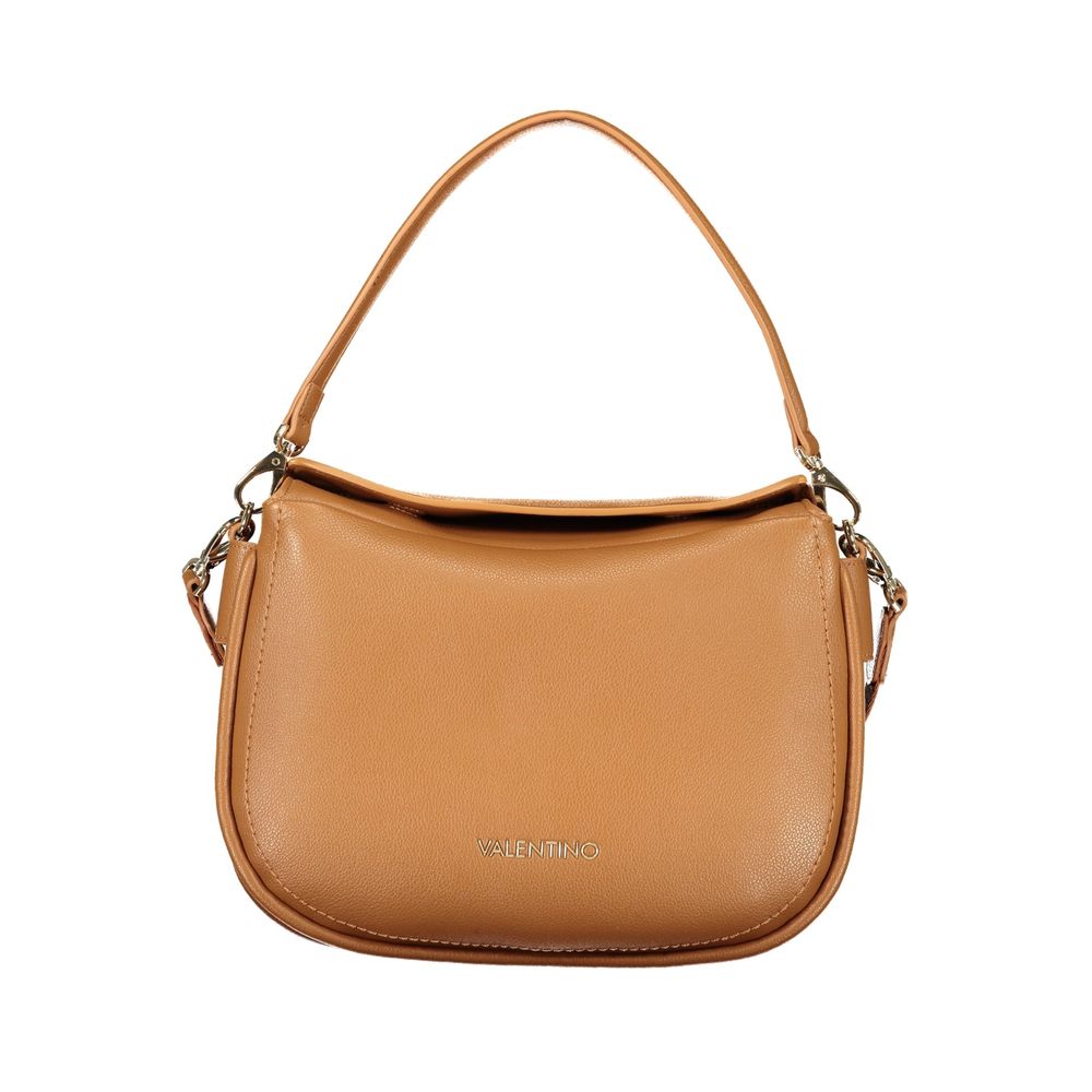Mario Valentino - Brown Polyurethane Women’s Bag with Removable Shoulder Strap