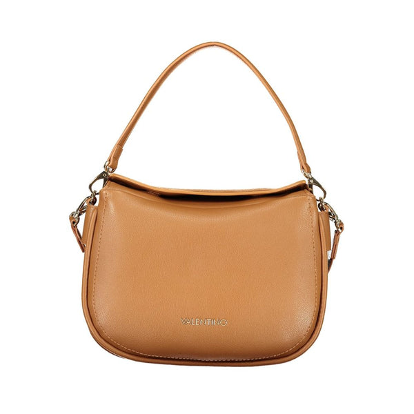 Mario Valentino - Brown Polyurethane Women’s Bag with Removable Shoulder Strap