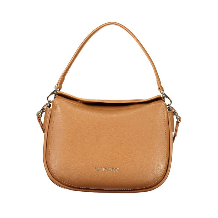 Mario Valentino - Brown Polyurethane Women’s Bag with Removable Shoulder Strap