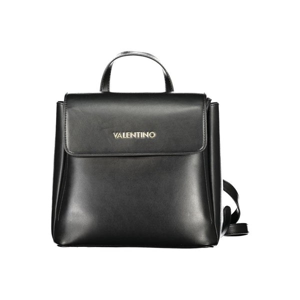 Mario Valentino - Black Polyurethane Women’s Backpack