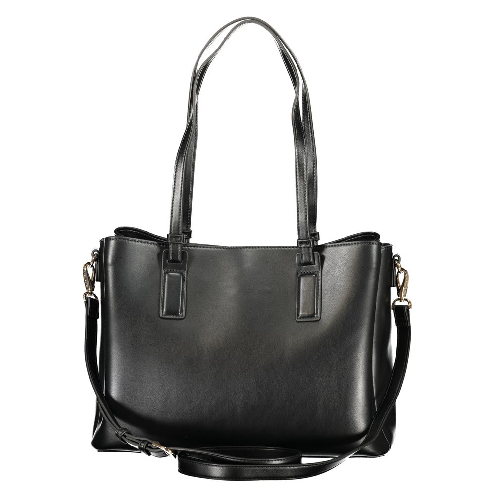 Mario Valentino - Nero Polyurethane Women’s Bag with Recycled Features