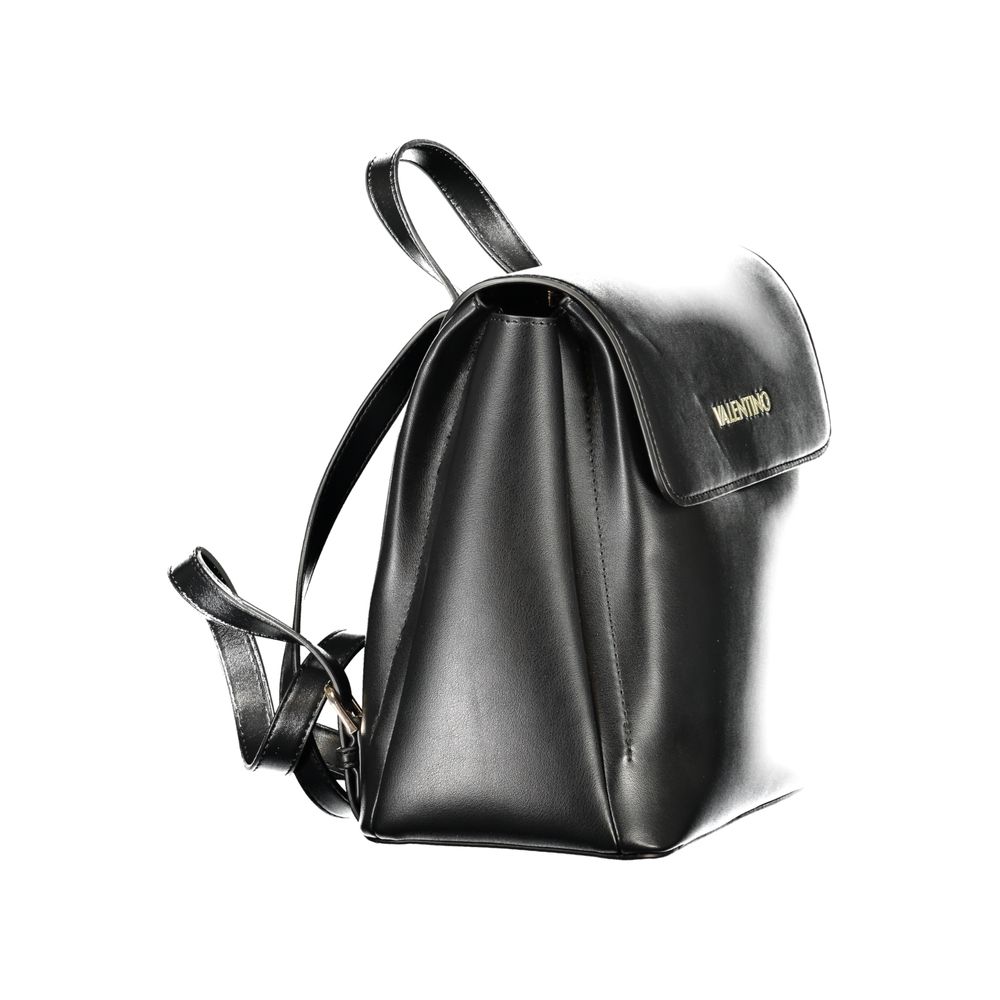 Mario Valentino - Black Polyurethane Women’s Backpack