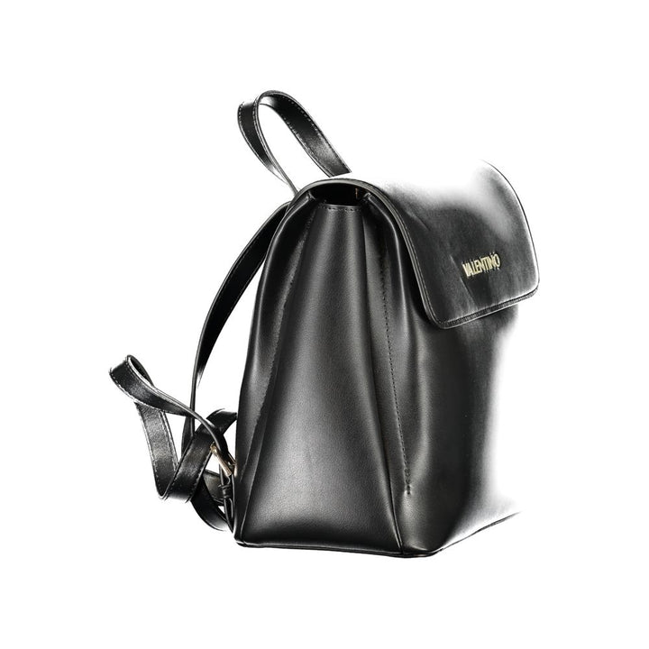 Mario Valentino - Black Polyurethane Women’s Backpack