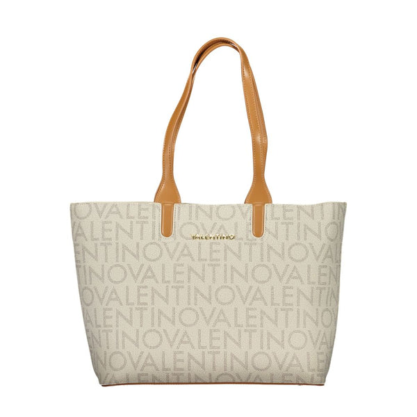 Mario Valentino - Beige Polyurethane Womens Bag