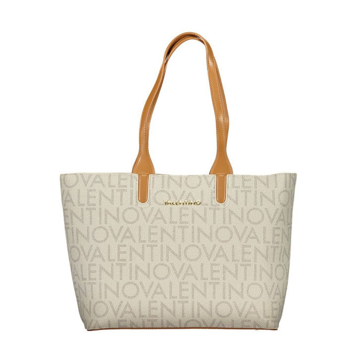 Mario Valentino - Beige Polyurethane Womens Bag