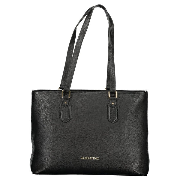 Mario Valentino - Nero Poliuretano Womens Bag with Internal Pocket and Phone Spaces